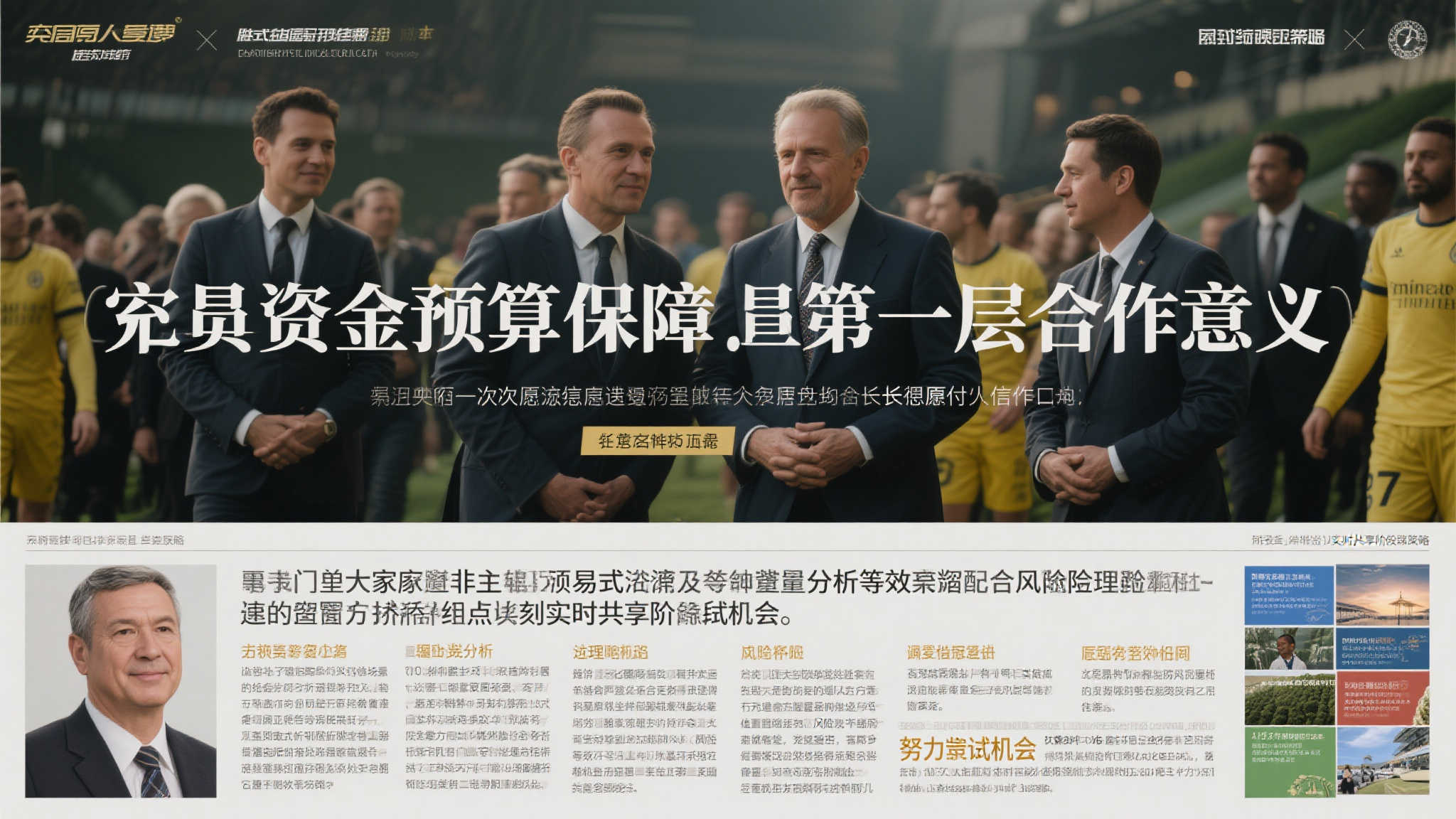 充分资金保障加信任机制：
报道中的巨大预算反映的